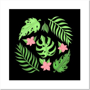 Exotic Tropical plants / Flowers / Leafs Posters and Art